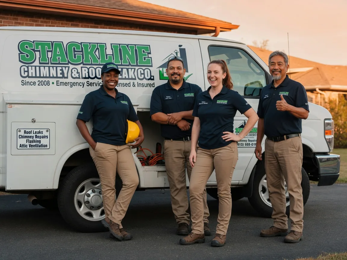 Chimney flashing repair company in Locust Grove, OK